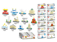 Famous Architecture Blocks(12in1) toys