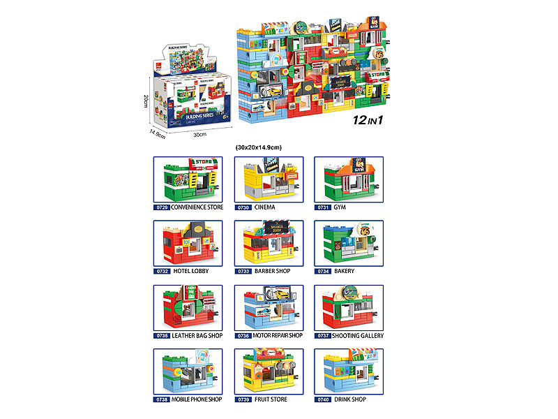 Blocks(12in1) toys