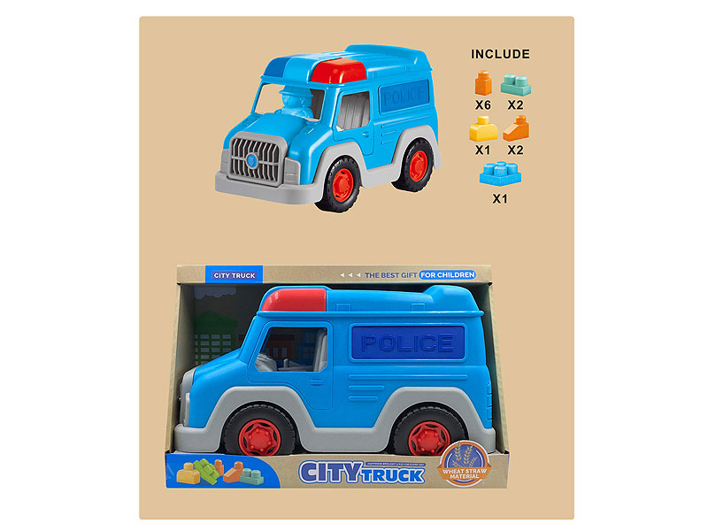 Blocks Police Car(12PCS) toys