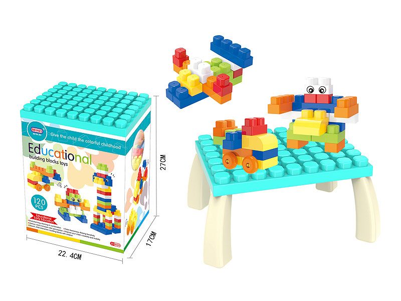 Building Block Table(120PCS) toys