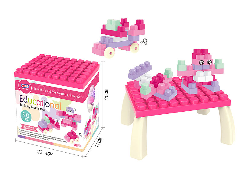 Building Block Table(90PCS) toys