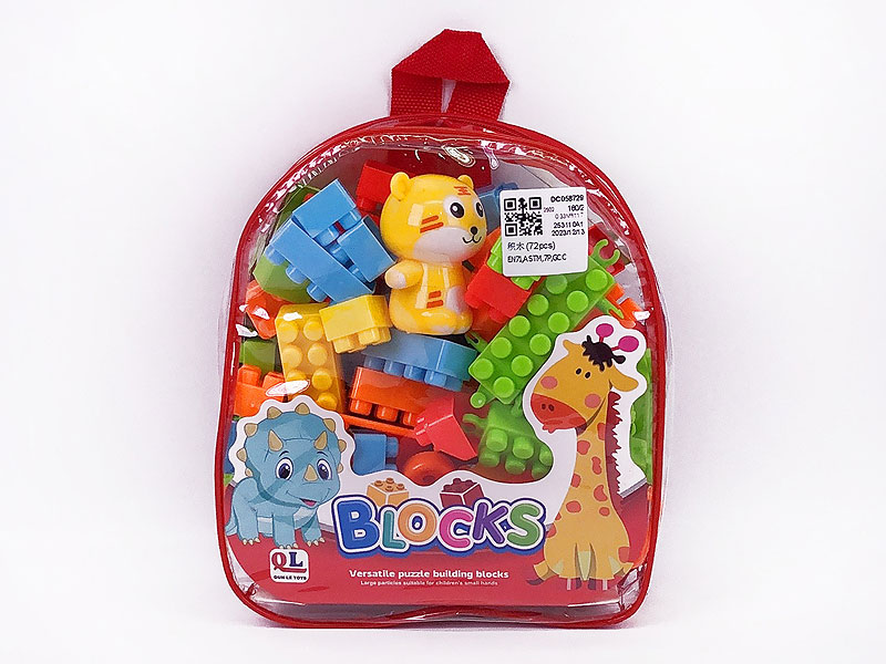 Blocks(72pcs) toys