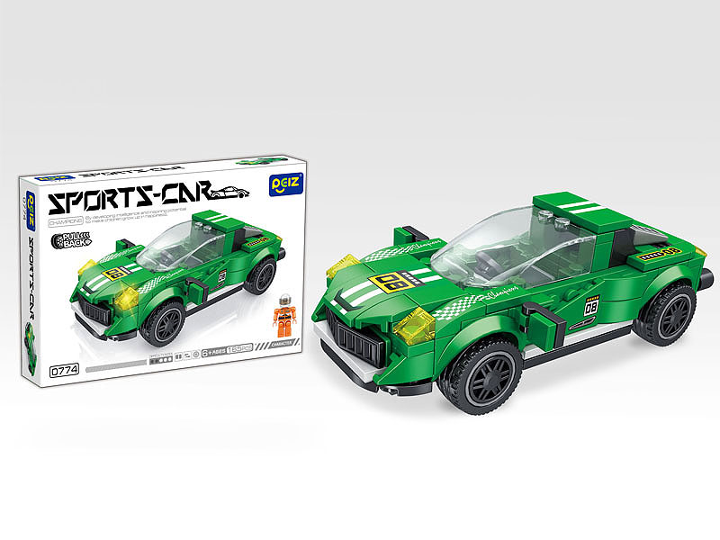 Building Block Return Car(165PCS) toys