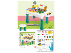 Building Block Table(124pcs) toys