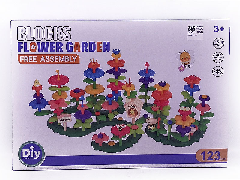 Flower Garden Blocks(123PCS) toys