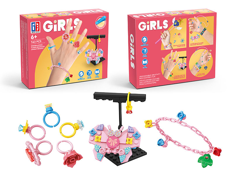 Jewelry Building Blocks(163PCS) toys