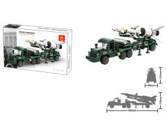 Anti-aircraft Missile Transport Vehicle Blocks(489PCS) toys