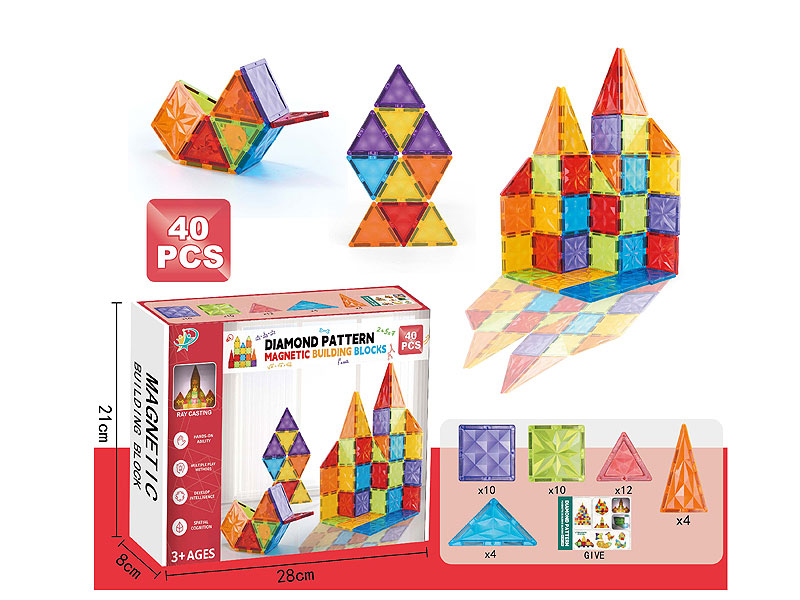 Magnetism Block(40pcs) toys