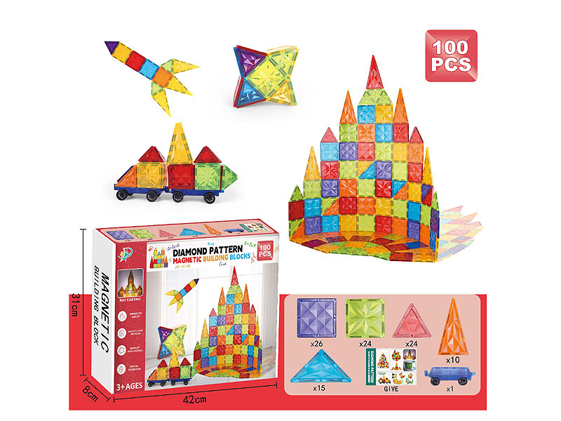 Magnetism Block(100pcs) toys