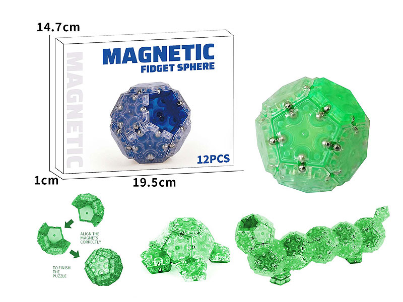 Magnetism Block(12pcs) toys