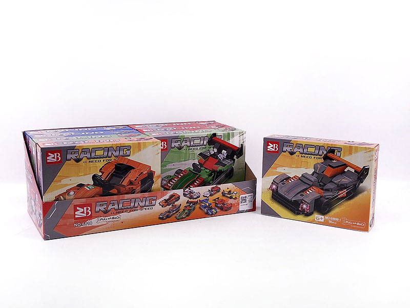 Building Blocks Back Car(8in1) toys