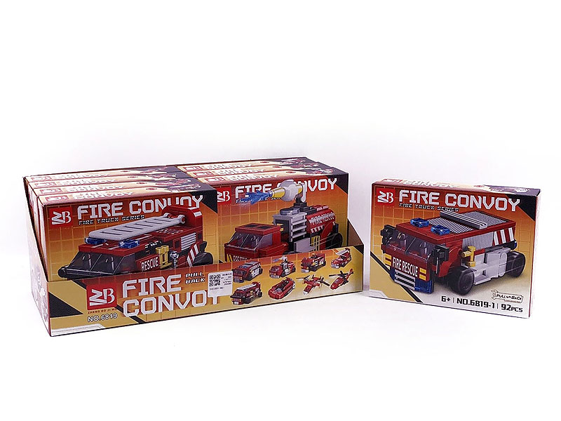 Building Block Return Fire Engine(8in1) toys