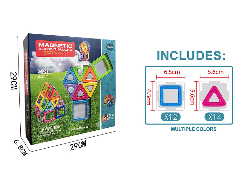 Magnetism Block(26pcs) toys