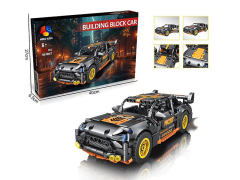 Building Block Return Car toys