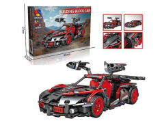 Building Block Return Car toys