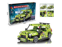 Building Block Return Car toys