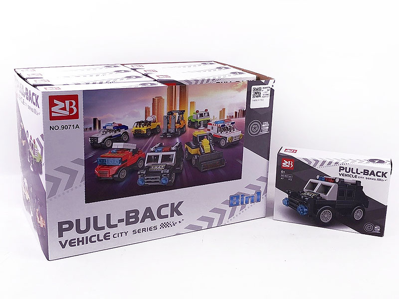 Building Block Return Car(16in1) toys