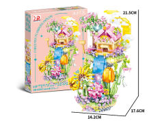 瀑布花屋积木(2310pcs)