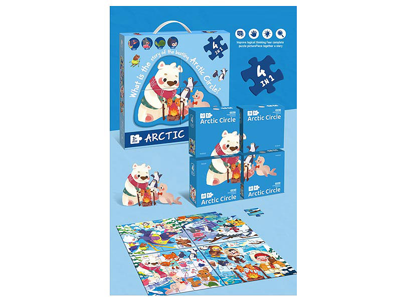 4in1 Puzzle Set toys