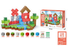 2.5CM Magnetism Block(108PCS) toys