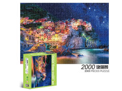 方形拼图-星空五渔村(2000pcs)