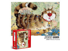 方形拼图-捣蛋猫(2000pcs)