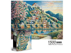 方形拼图-湖边花园(1500pcs)