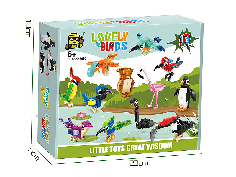Animal And Bird Building Blocks toys