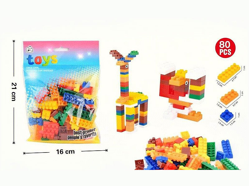 Blocks(80pcs) toys