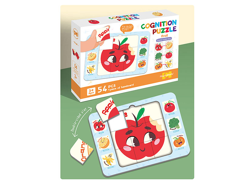 Fruit Cognitive Puzzle(54PCS) toys