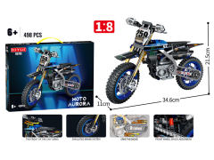 1:8 Building Block Motorcycle(498+PCS) toys