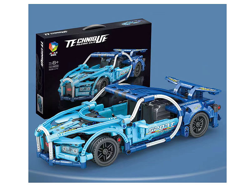 Pull Back Block Car(509pcs) toys