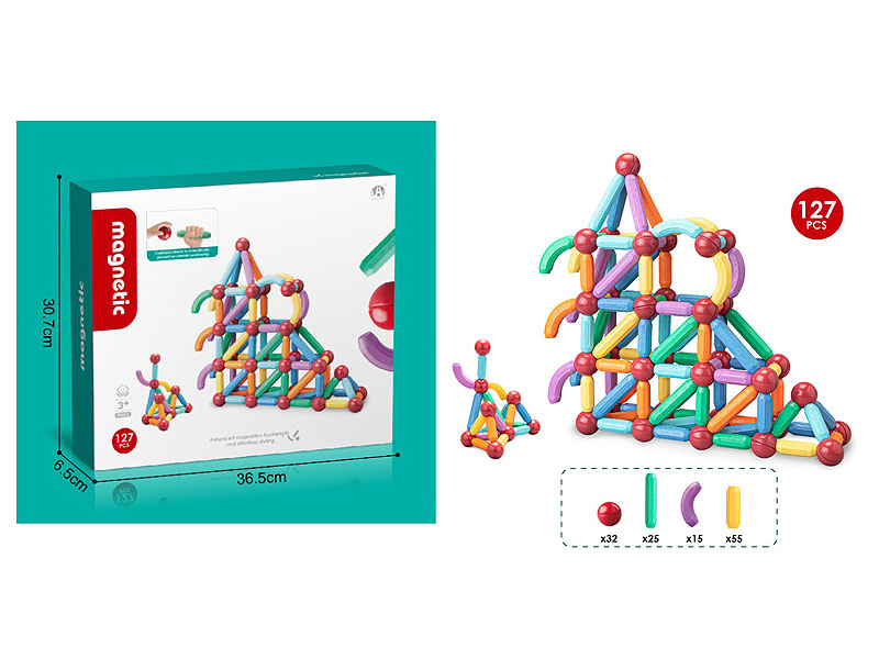 Magnetic Block(127pcs) toys