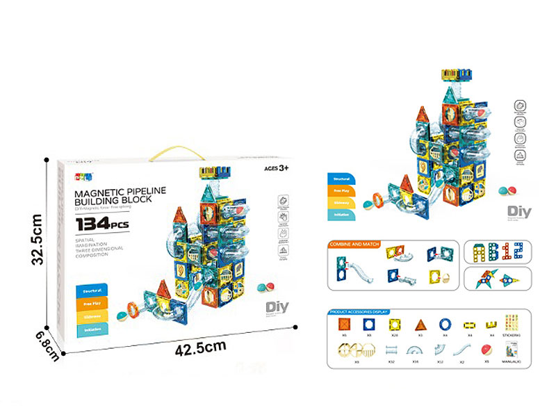 Magnetism Block(134pcs) toys