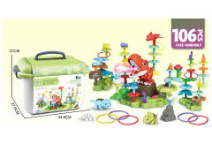 Dinosaur Forest Building Blocks W/L_S(106PCS) toys
