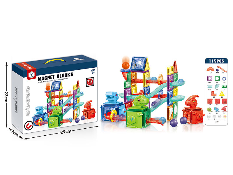 Magnetism Block(115PCS) toys