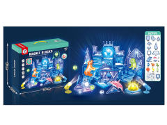 Magnetism Block W/L(62PCS) toys