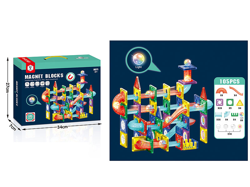 Magnetic Blocks W/L(105PCS) toys