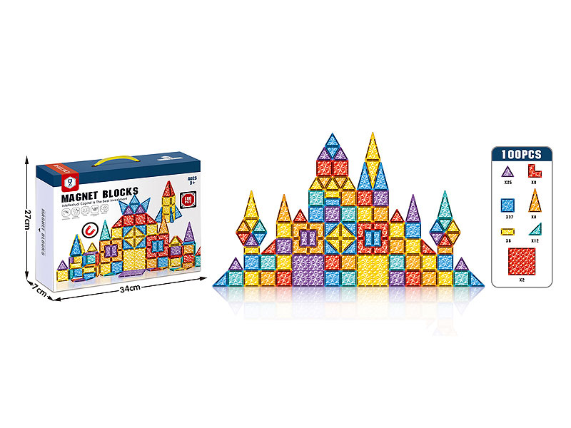 Magnetic Blocks(100PCS) toys