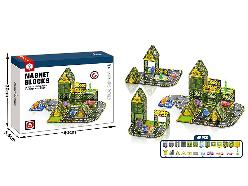 Magnetic Blocks(45PCS) toys