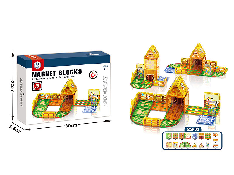 Magnetic Blocks(25PCS) toys