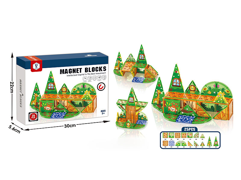 Magnetic Blocks(25PCS) toys