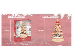 Building Block Music Box W/L(683PCS) toys