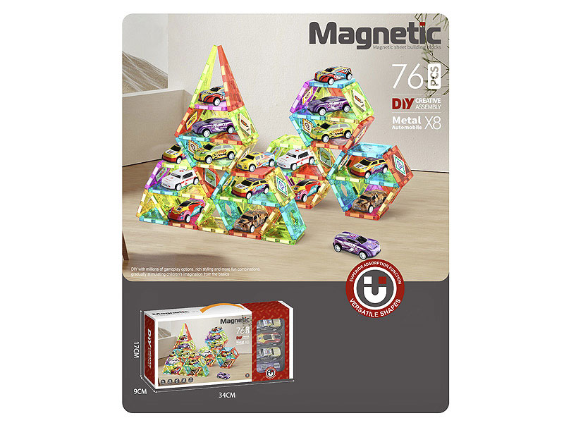 Magnetic Blocks & Pull Back Car toys