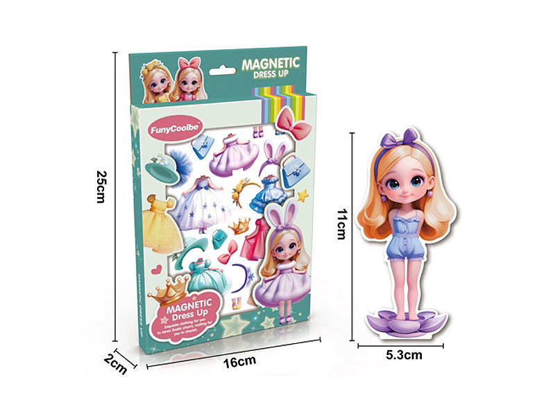 Magnetic Dress up Baby toys