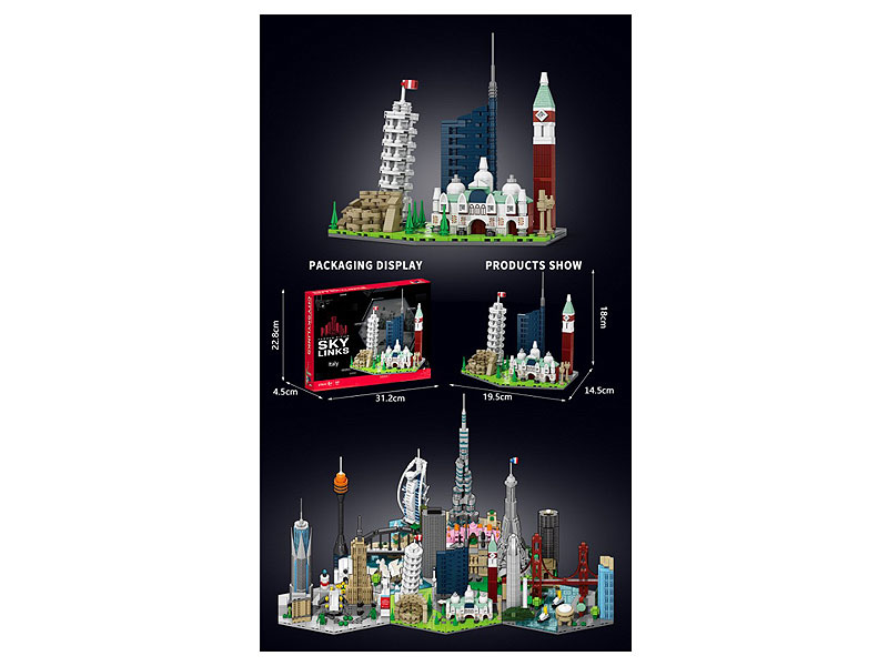 Blocks(568PCS) toys