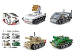 Building Block Return Car(4in1) toys