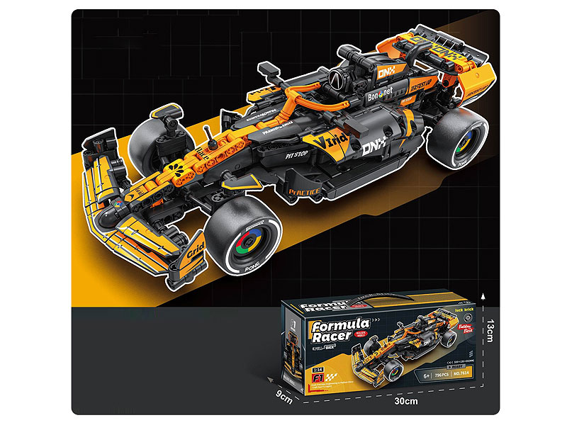 1:14 Blocks Equation Car toys