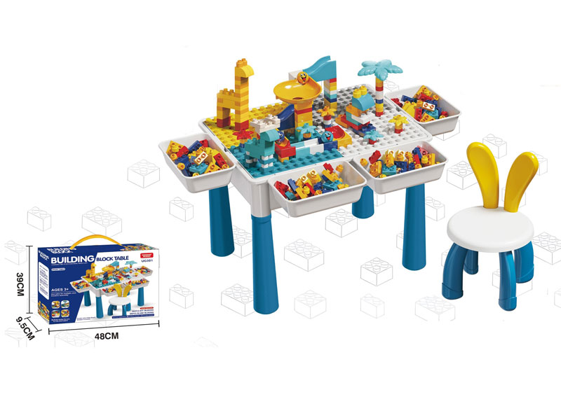 Building Block Table & Chair toys
