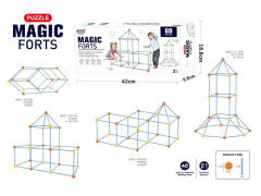 Puzzle Magic Forts(69PCS) toys